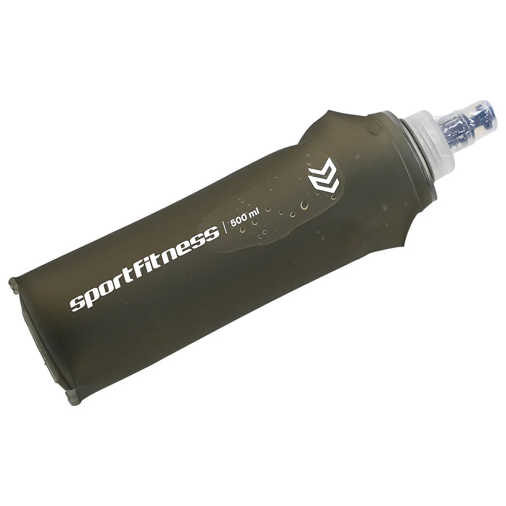 Botella Flexible 500 ml Gris