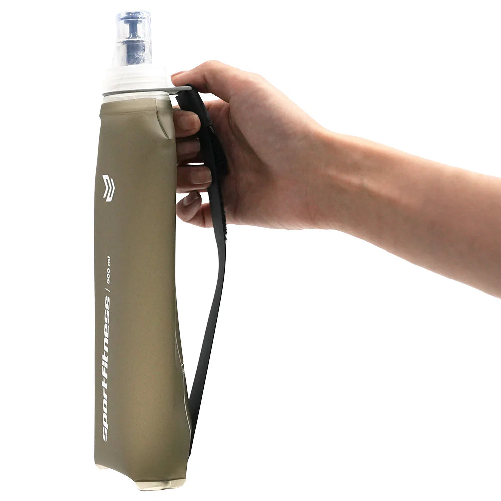 Botella Flexible 500 ml Gris