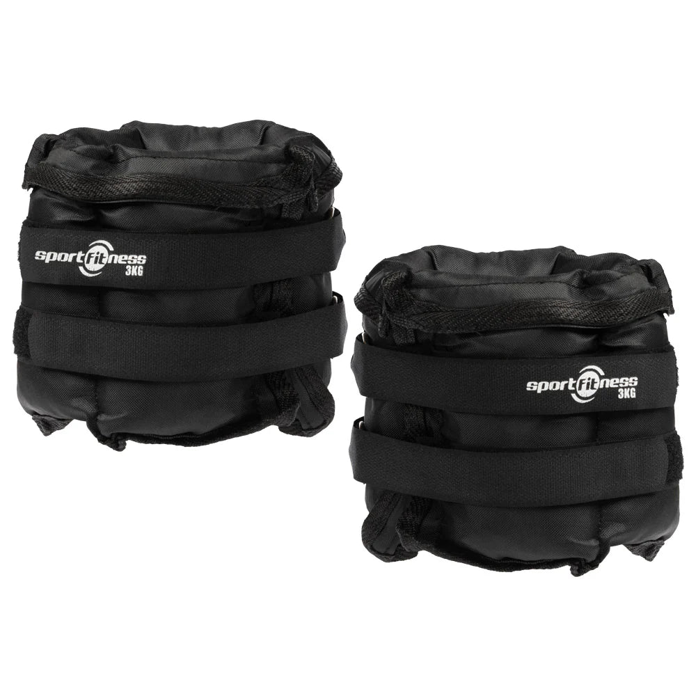 Tobilleras con Peso 3 kg Sport Fitness