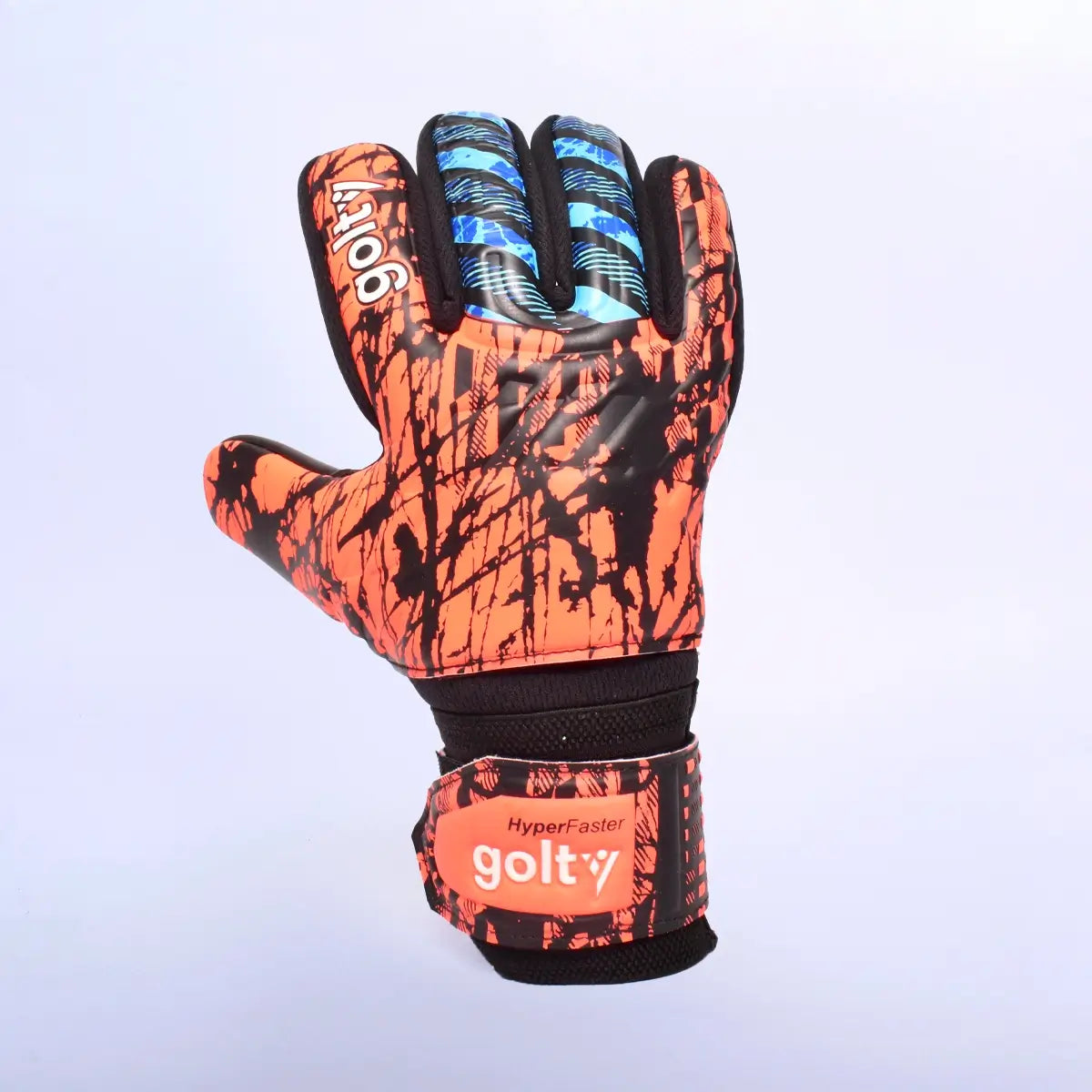 Guantes de Arquero Golty Hyperfaster Naranja/Azul