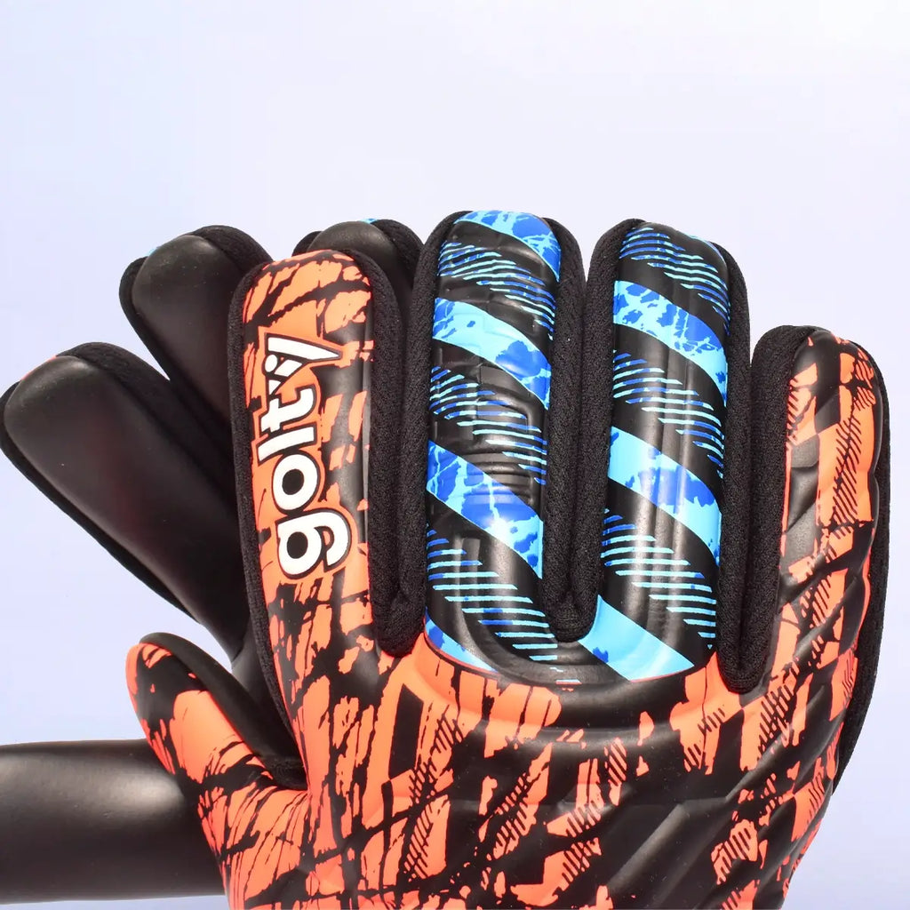 Guantes de Arquero Golty Hyperfaster Naranja/Azul